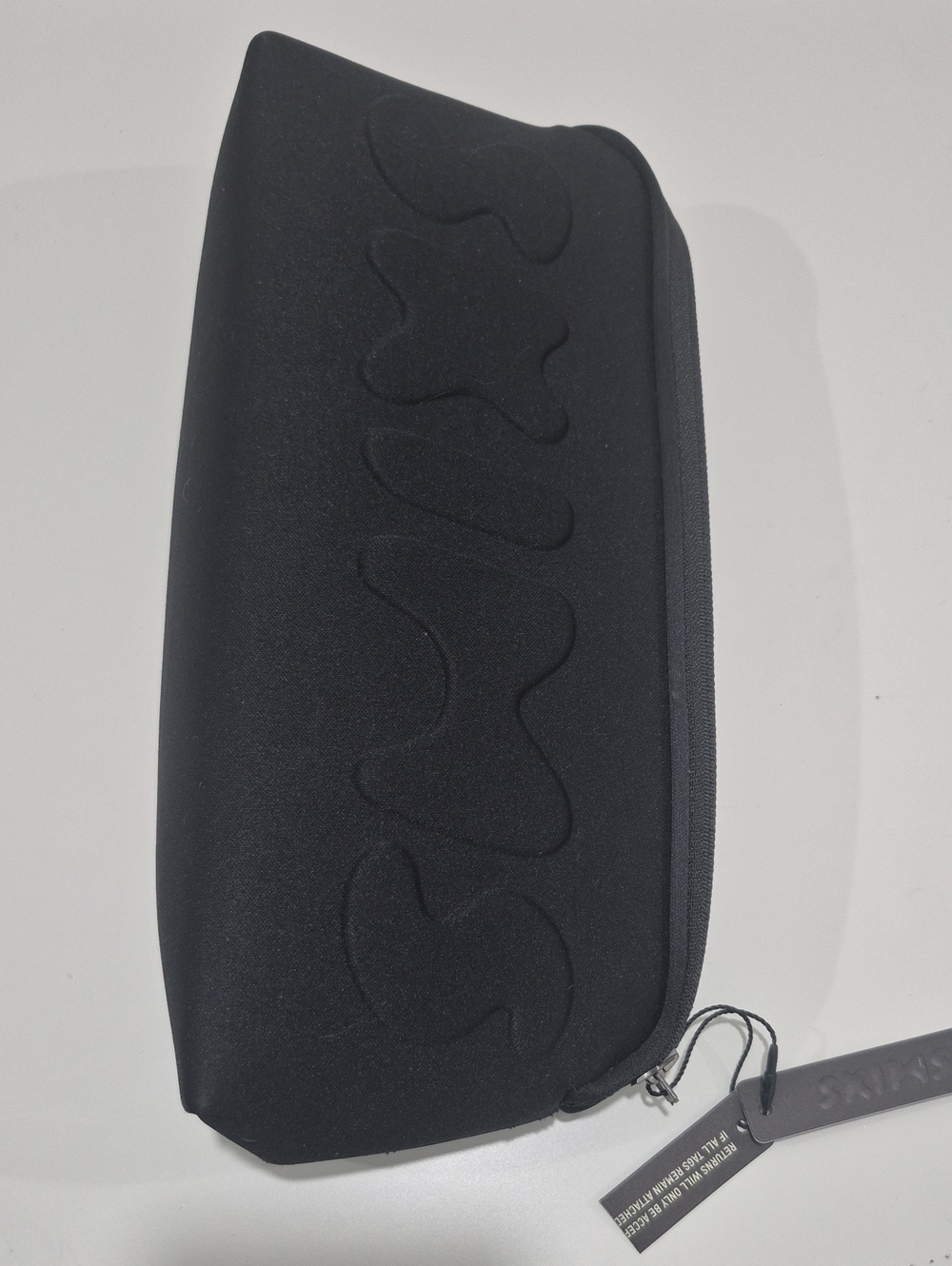 SKIMS New Black Neoprene Clutch Case Zippered Pouch